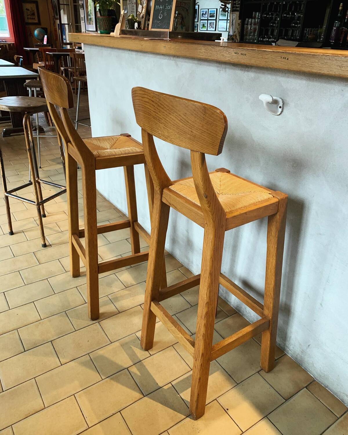 Pair of bar chairs