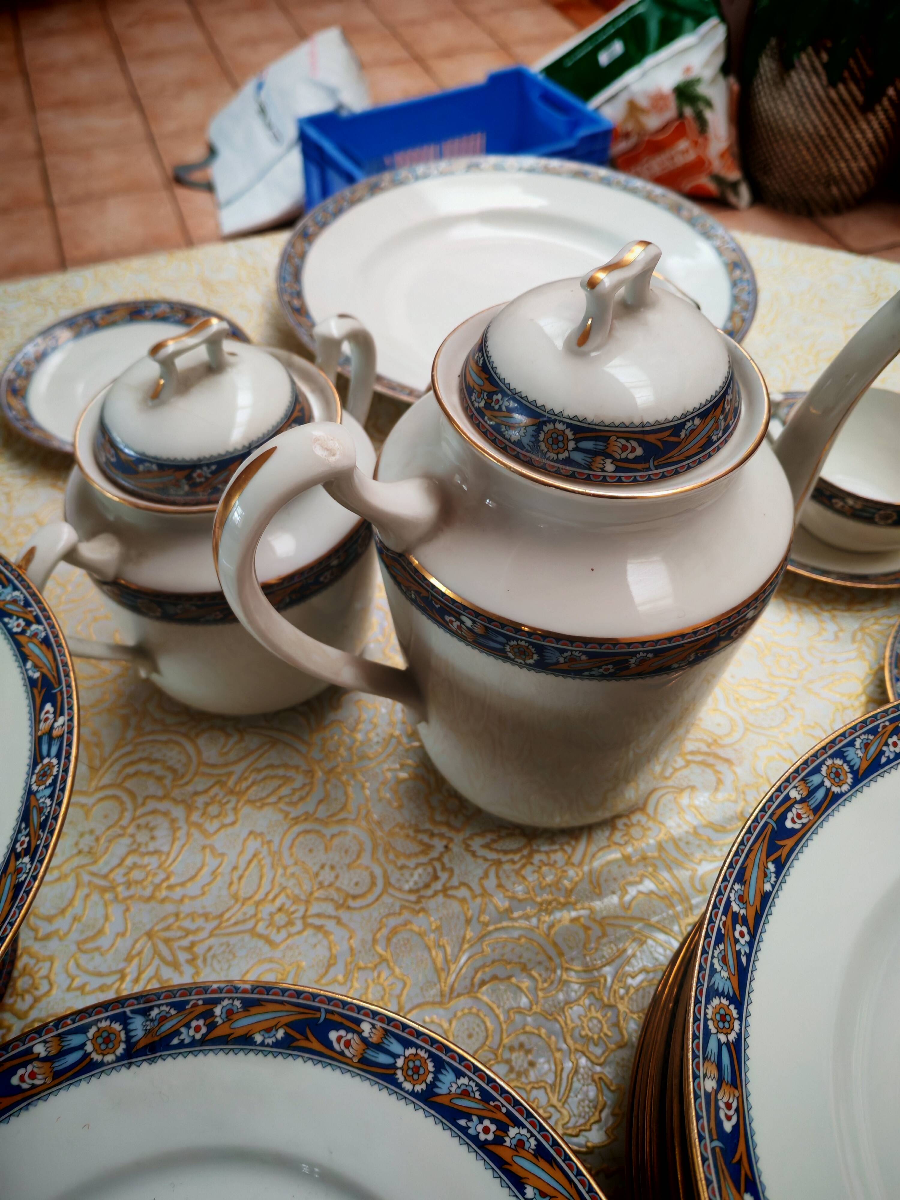 Limoges porcelain service