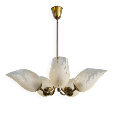 Swedish Modernity pendant by Carl Erik Bodén for Glössner, mid-1900s.