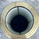 Wine Bottle Cooler Retro 1960s Paisley French Ice Bucket Gold Trim
