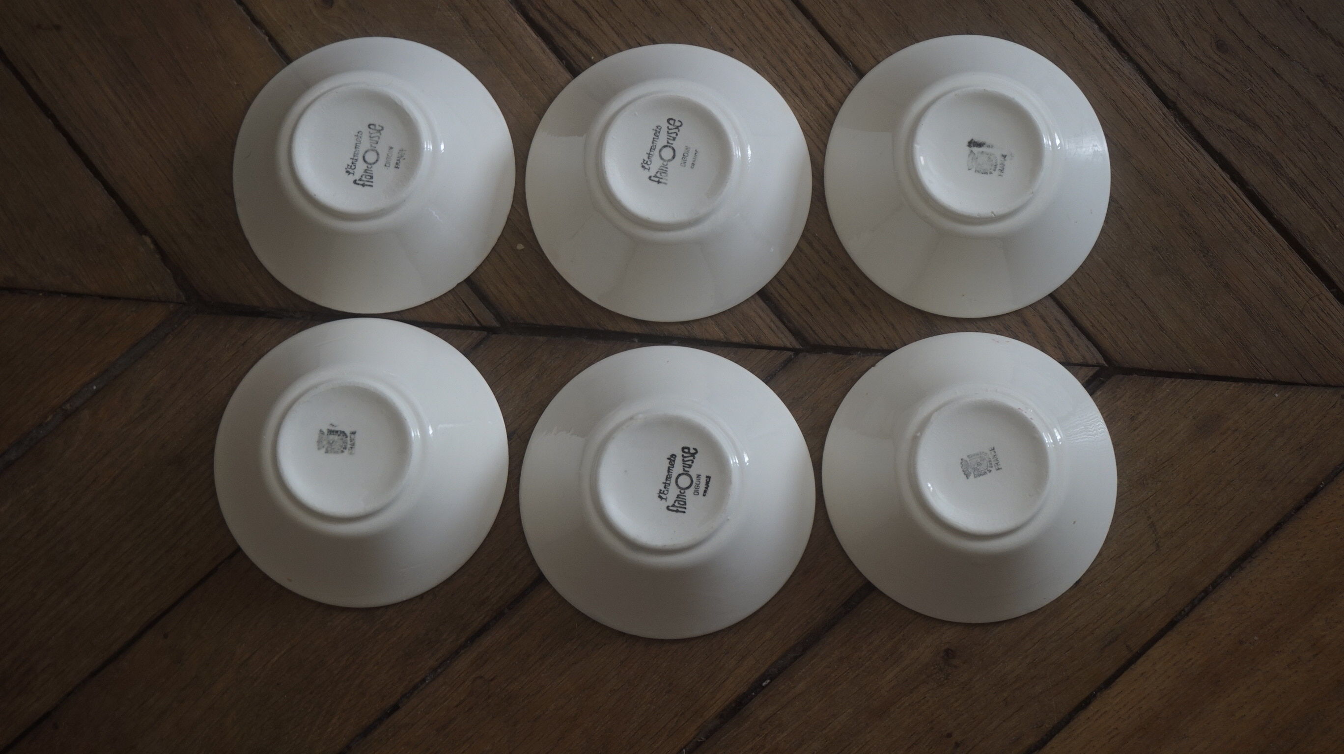 Digoin Sarreguemines Francorusse bowls