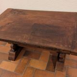 Rectangular monastery coffee table in solid oak