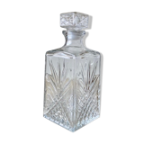 Chiseled glass carafe