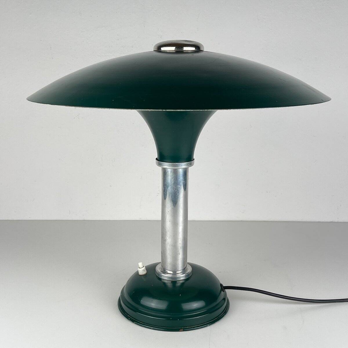 Bauhaus metal table lamp, Germany, 1930s
