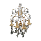 Lyre Garland Empire Tassels Wall Light 4 Lights Gilded Bronze