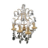 Lyre Garland Empire Tassels Wall Light 4 Lights Gilded Bronze