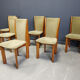 Vintage Danish dining chairs set of 6 - 1970s