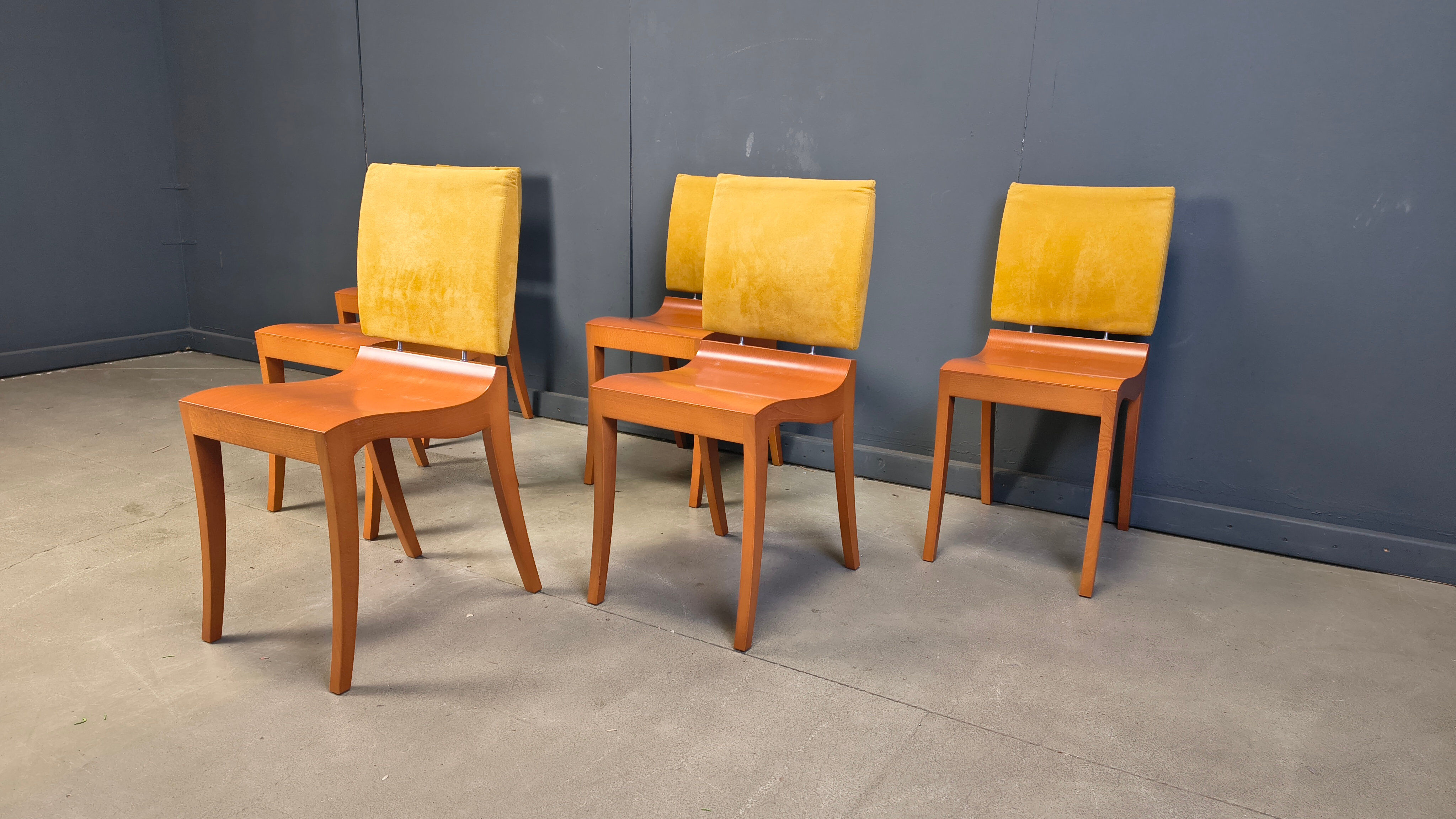 Set of 6 Finn dining chairs by Ligne Roset, 1990s