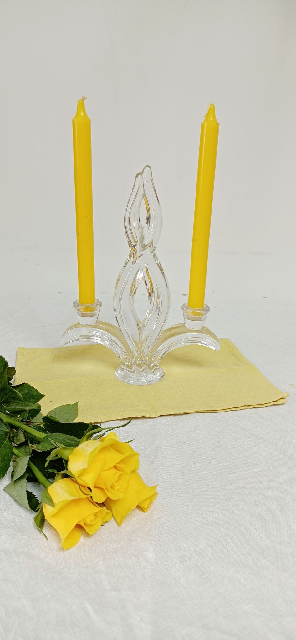 Candle holder, crystal candlestick art vannes