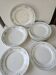 Set of 8 plates, 2 dishes, 2 compotiers - KG Lunéville Laetitia decoration