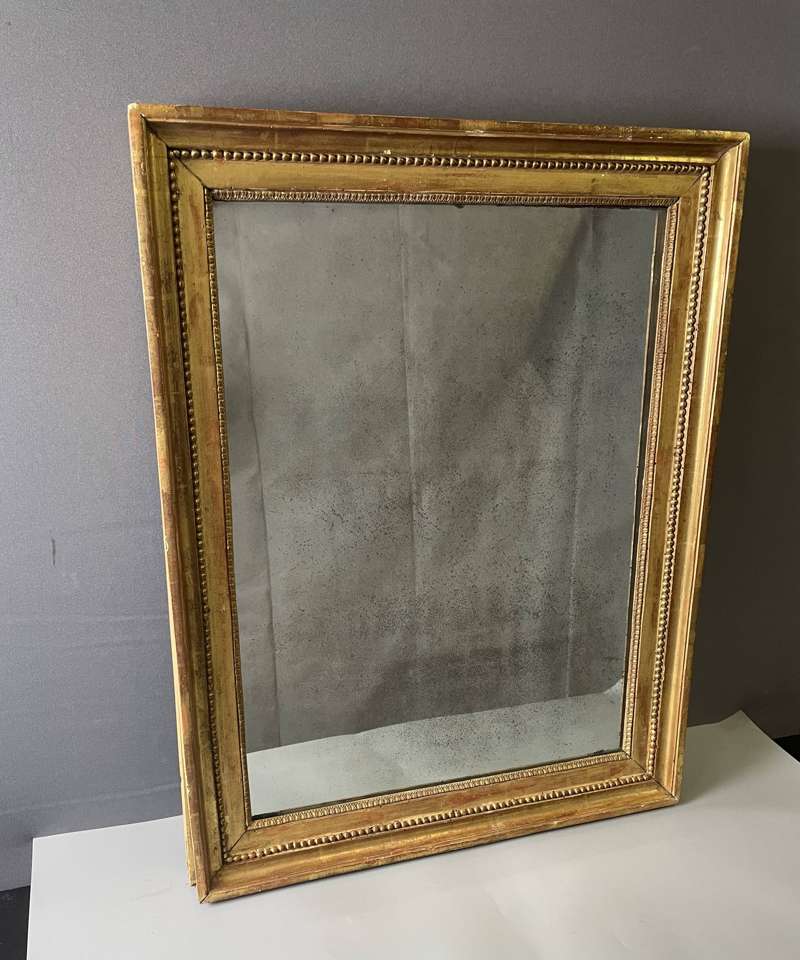 Rectangular mirror in Louis XVI style