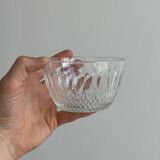 Saucières, serviteur en métal argenté et verre ciselé