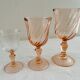 Set of 6 luminarc pink wine glass