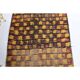 Vintage Turkish Hand-Knotted Wool Cotton Yellow Kilim Runner Rug 136x307