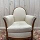 Fauteuil - Bergère époque Art Déco en noyer