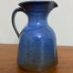 Glazed stoneware pitcher