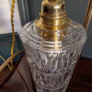 Moulded glass lampshade from the 1960s-1970s.