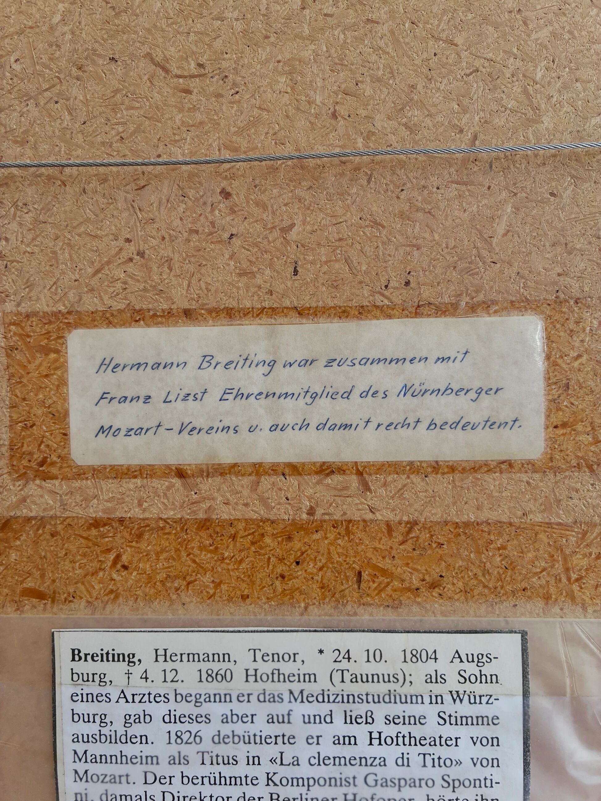 Antique original oil painting of a German opera tenor, large 19th century portrait