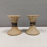 A set of beautiful ceramic candle holders from Danish Tue Poulsen.