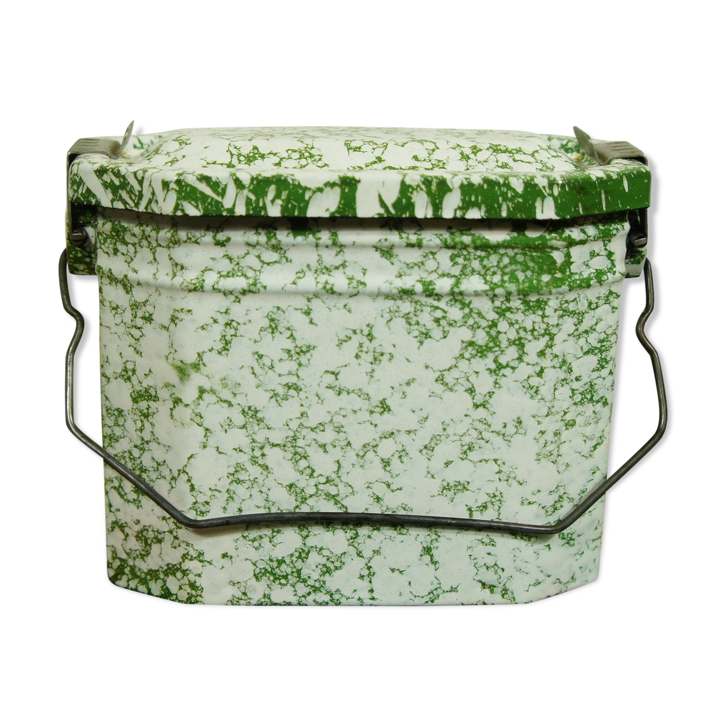 Enamelled sheet metal canteen bowl "lunch box"