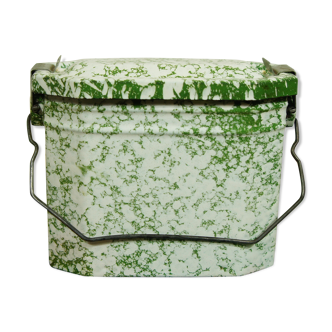 Enamelled sheet metal canteen bowl "lunch box"