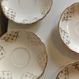 Villeroy and boch, flowers and gilt