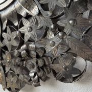 Miroir mexicain vintage en métal