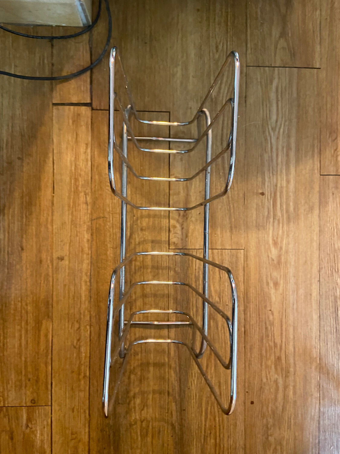 Chrome magazine holder 70s-80s