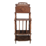 Walnut music cabinet