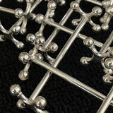 Christofle 12 holder knives balls model atomium very good condition ref CH10PC