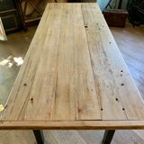 Old farm table with drawers