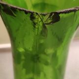 Vase en verre émaillé art nouveau