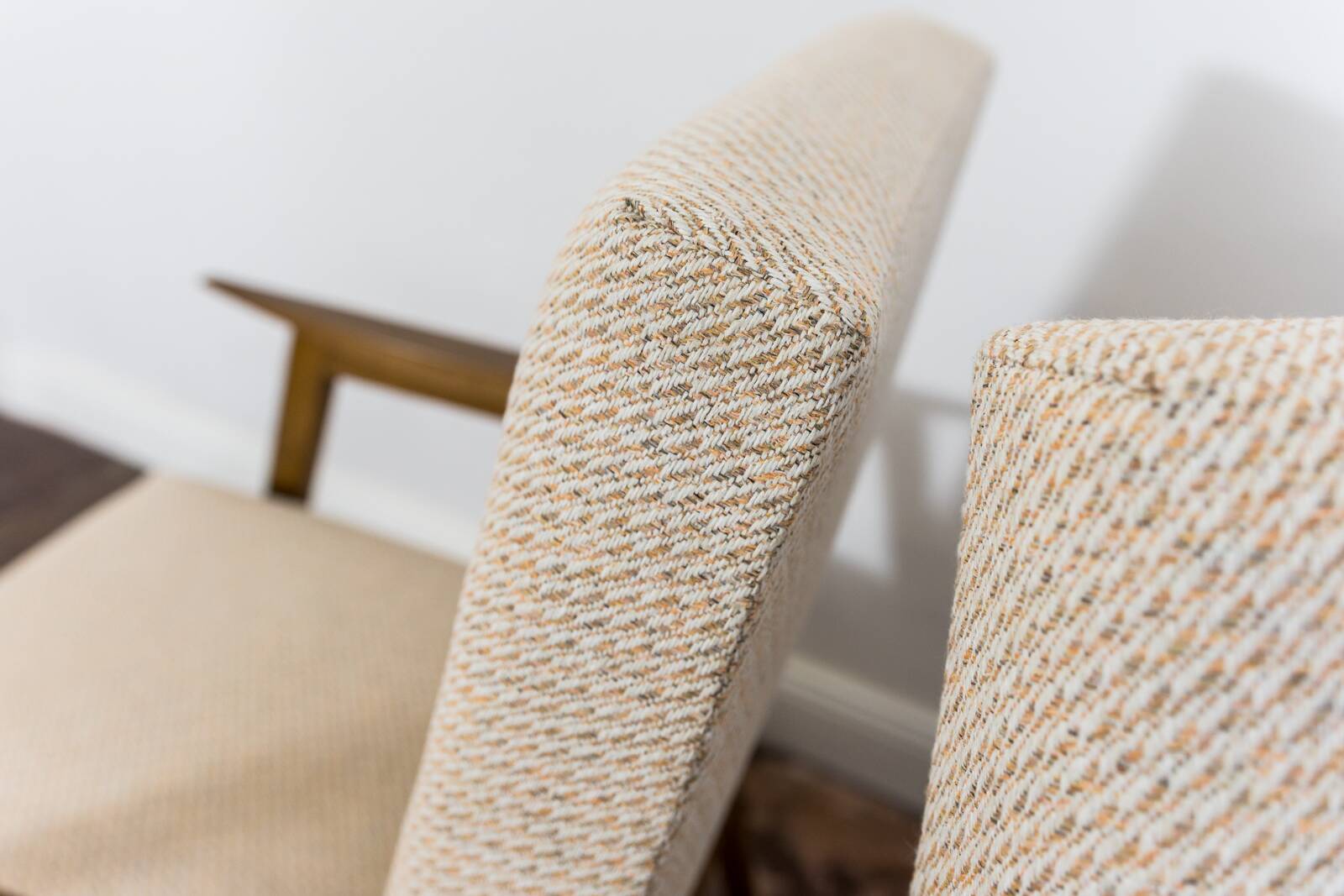 Pair of restored mid-century modern armchairs 1960's