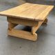 Table basse brutaliste, années 70