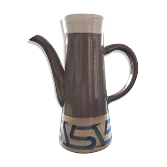 Pitcher brown sandstone blue décor