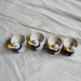 Vintage ceramic duck eggcups