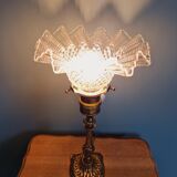 Table lamp in gilded bronze, late 19th / early 20th