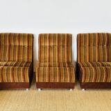 Vintage 1970s modular sofa set