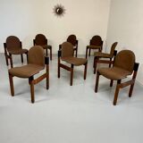 Set of 8 postmodern THONET FLEX chairs designed by Gerd Lange, vintage 80s.