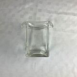 Vase en verre design forme rectangulaire