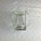 Design glass vase rectangular shape