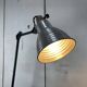 Vintage Gras Ravel lamp n°201 blue patina