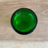 Vase en verre vert