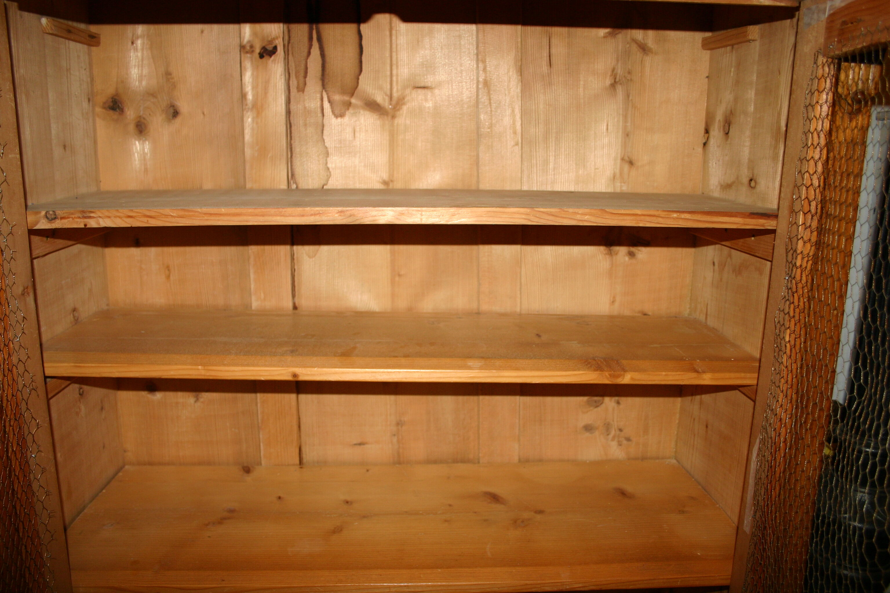 Wardrobe doors barred