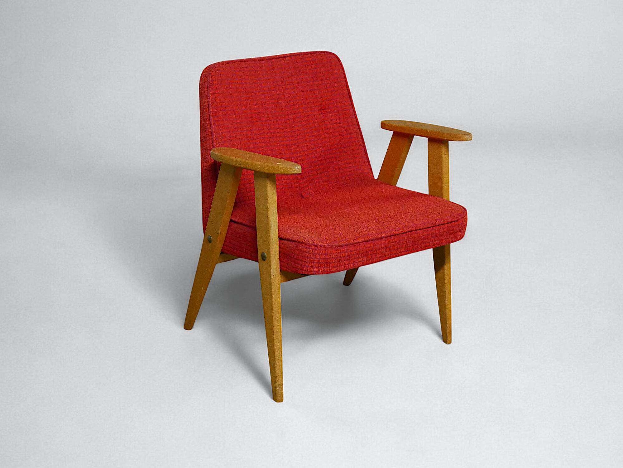 Rare Fauteuil 366 de Jozef Chierowski- Vintage - Circa 1962