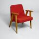 Rare Fauteuil 366 de Jozef Chierowski- Vintage - Circa 1962
