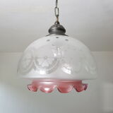 Frosted glass hanging