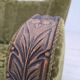 1950s, Danish relax chair. Furniture velour, oak wood,