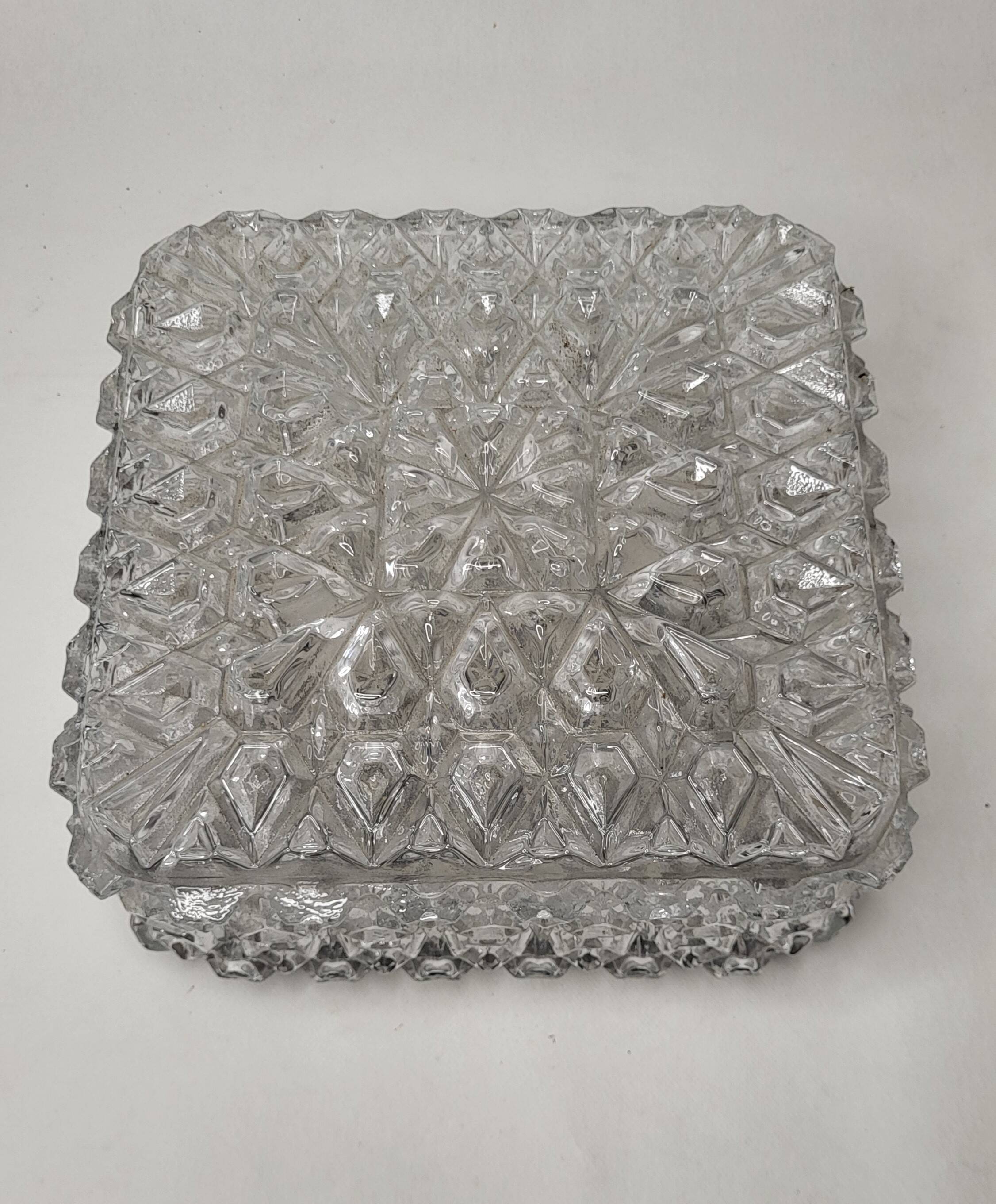 Ceiling / Wall lamp Glashutte Limburg 1960's