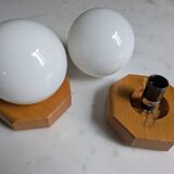 80's Wall Sconces Duo